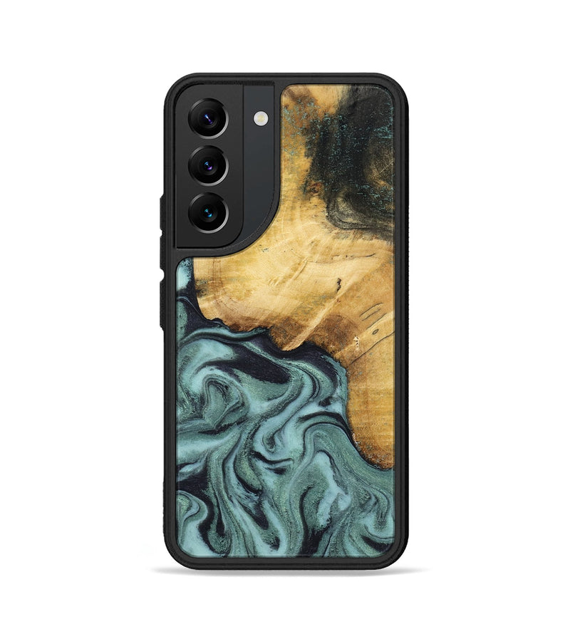 Galaxy S22 Wood Phone Case - Arya (Green, 798114)