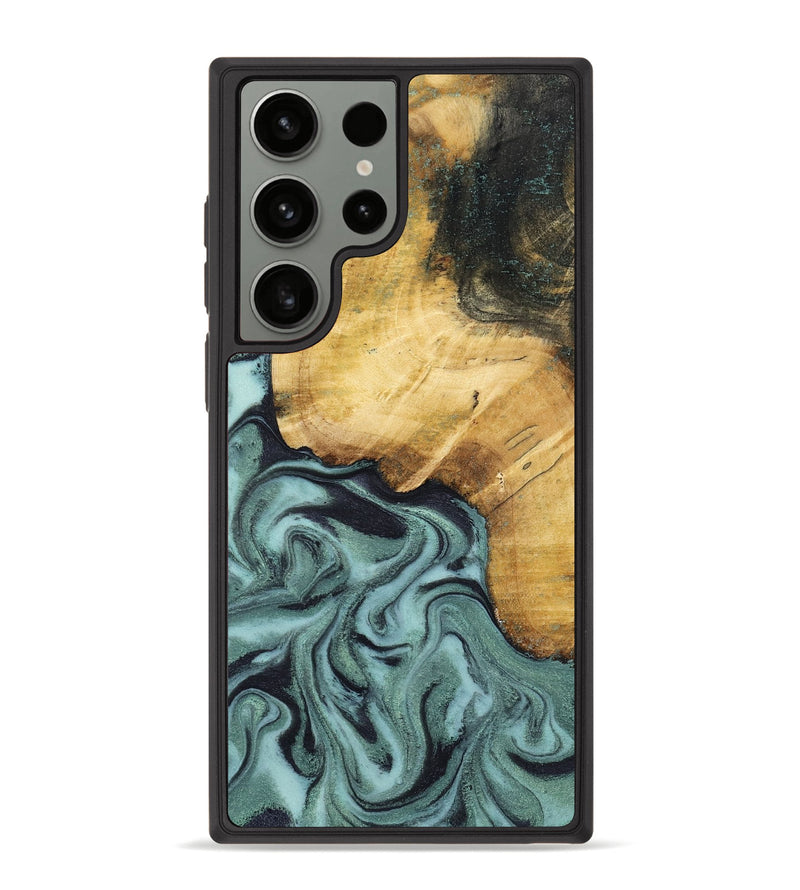 Galaxy S23 Ultra Wood Phone Case - Arya (Green, 798114)