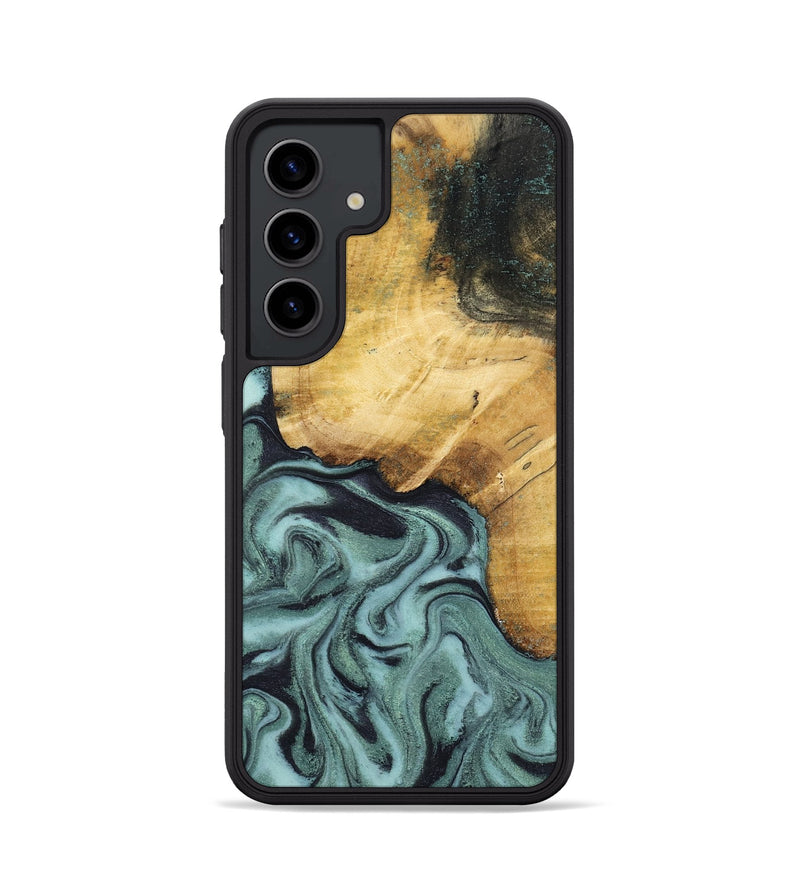 Galaxy S24 Wood Phone Case - Arya (Green, 798114)