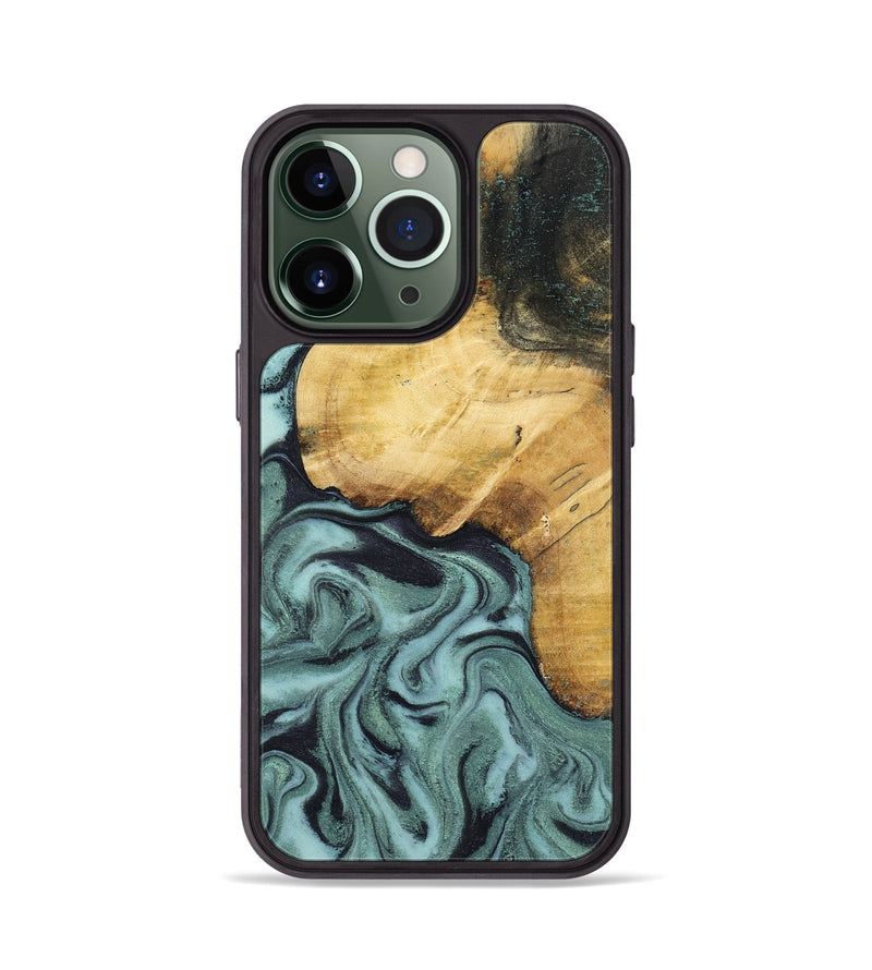 iPhone 13 Pro Wood Phone Case - Arya (Green, 798114)