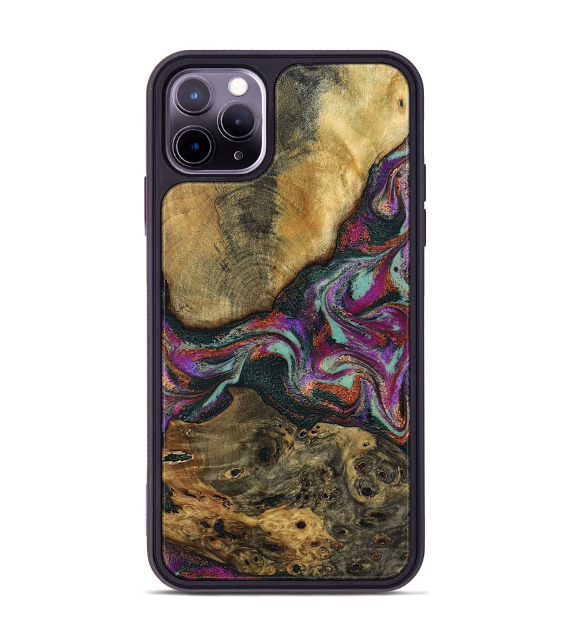 iPhone 11 Pro Max Wood Phone Case - Brant (Green, 798115)