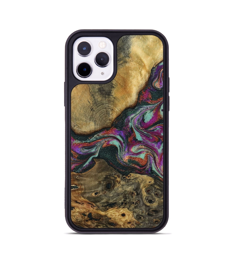 iPhone 11 Pro Wood Phone Case - Brant (Green, 798115)