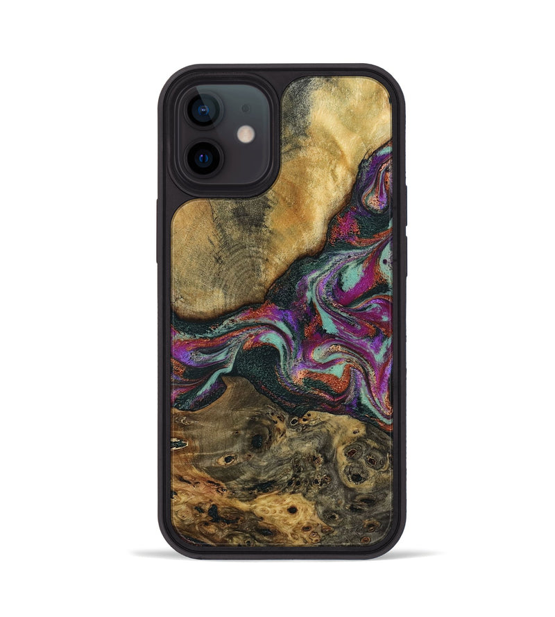 iPhone 12 Wood Phone Case - Brant (Green, 798115)