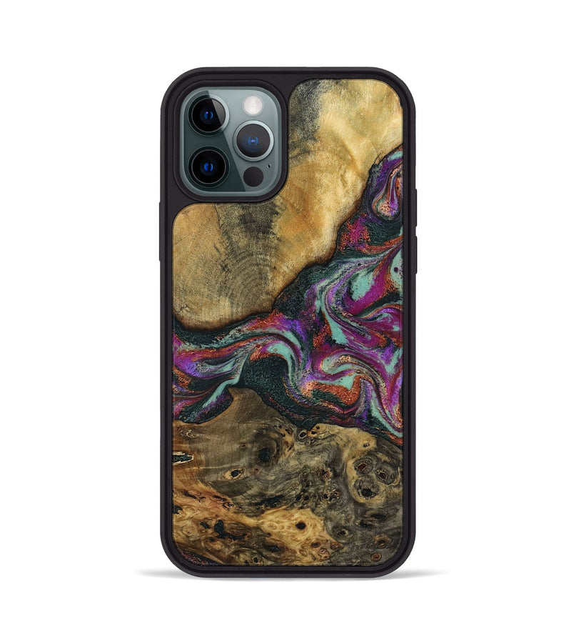 iPhone 12 Pro Wood Phone Case - Brant (Green, 798115)