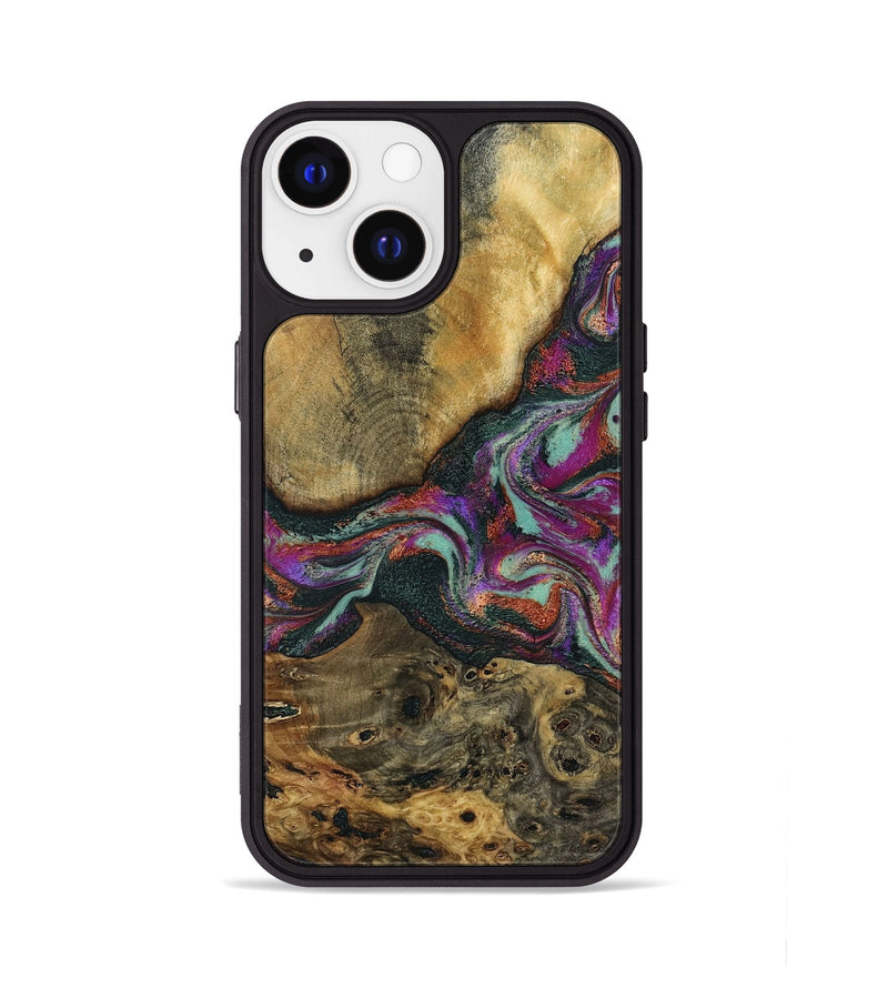 iPhone 13 Wood Phone Case - Brant (Green, 798115)