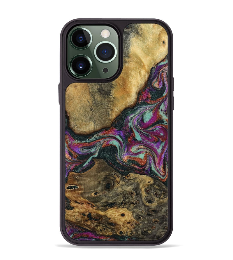 iPhone 13 Pro Max Wood Phone Case - Brant (Green, 798115)