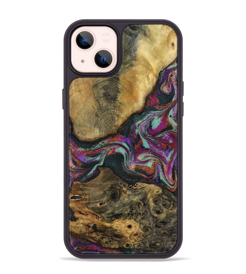 iPhone 14 Plus Wood Phone Case - Brant (Green, 798115)