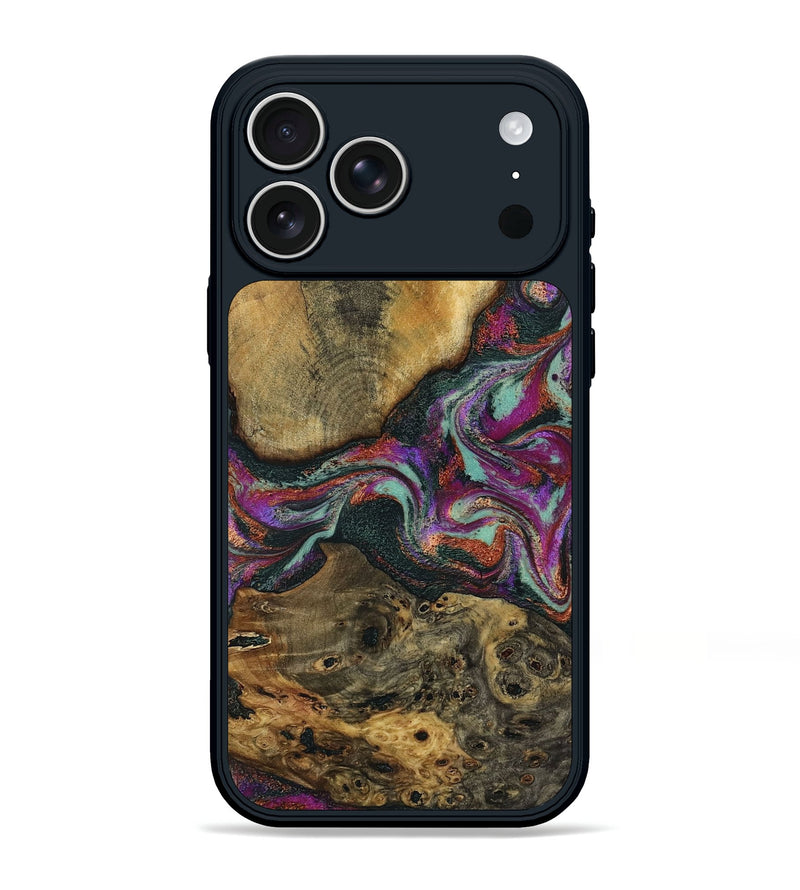 iPhone 17 Pro Max Wood Phone Case - Brant (Green, 798115)