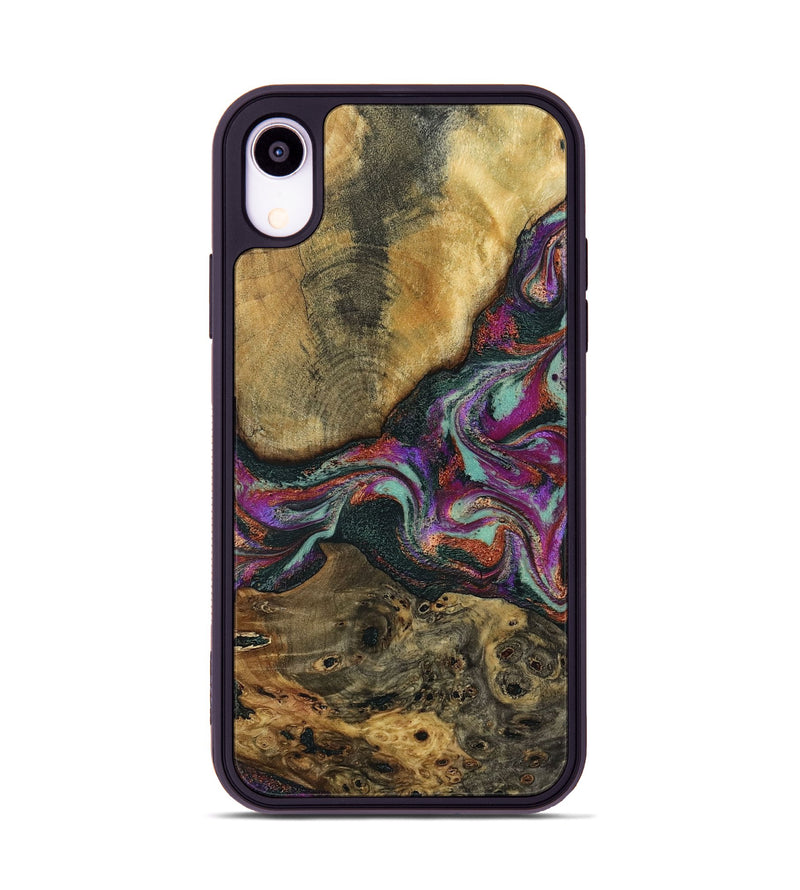 iPhone Xr Wood Phone Case - Brant (Green, 798115)