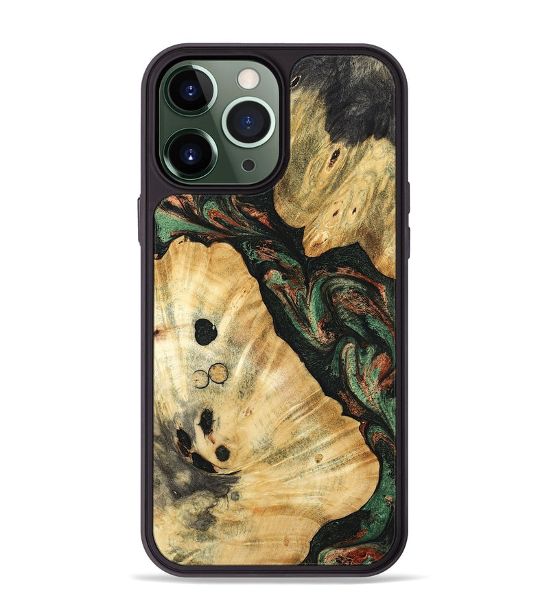 iPhone 13 Pro Max Wood Phone Case - Kailyn (Green, 798116)