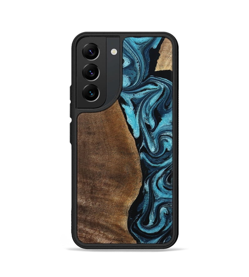 Galaxy S22 Wood Phone Case - Isis (Blue, 798118)