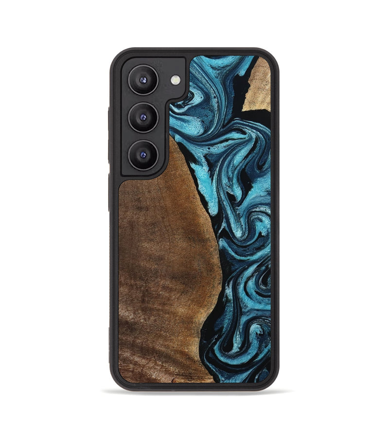 Galaxy S23 Wood Phone Case - Isis (Blue, 798118)