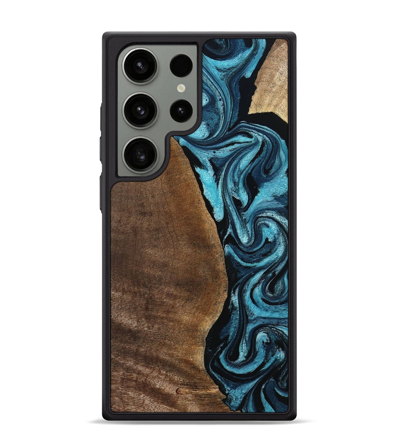 Galaxy S24 Ultra Wood Phone Case - Isis (Blue, 798118)
