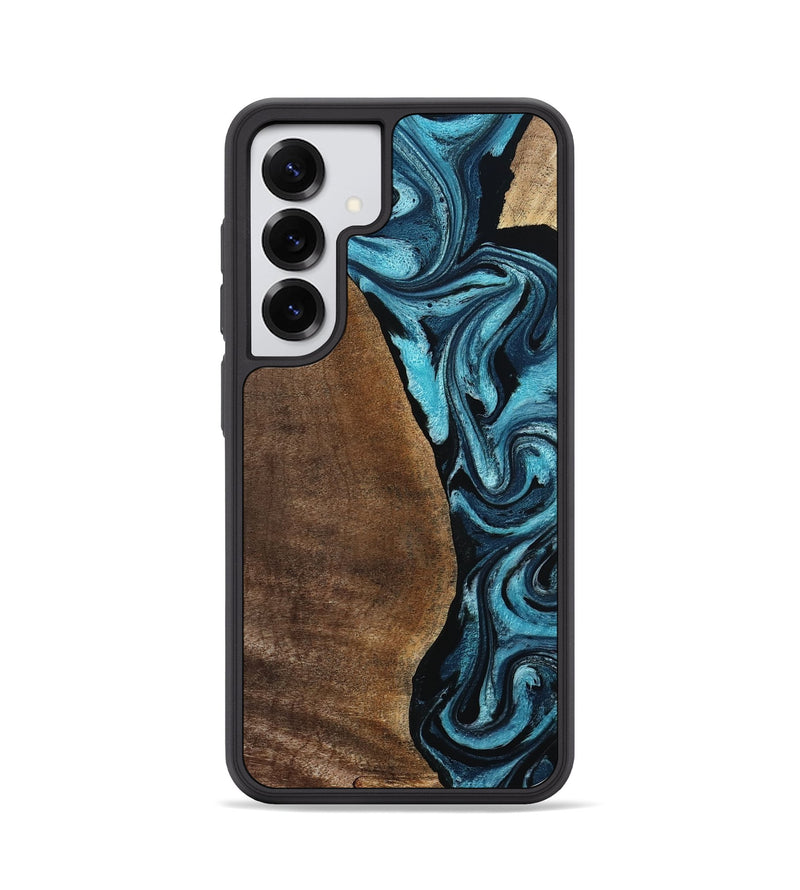 Galaxy S25 Wood Phone Case - Isis (Blue, 798118)