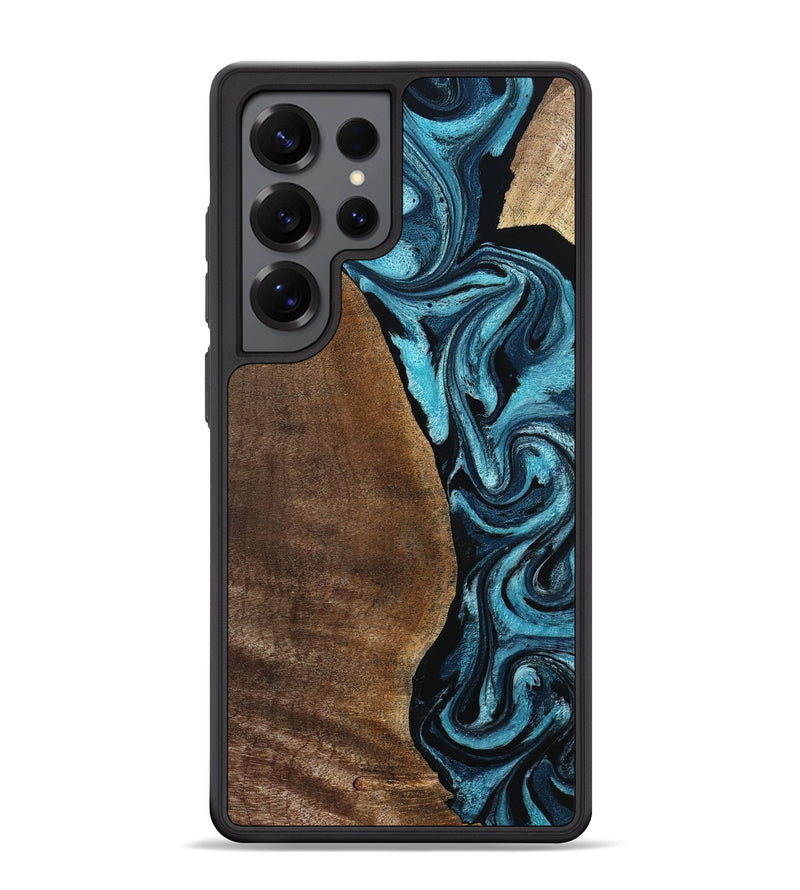 Galaxy S25 Ultra Wood Phone Case - Isis (Blue, 798118)
