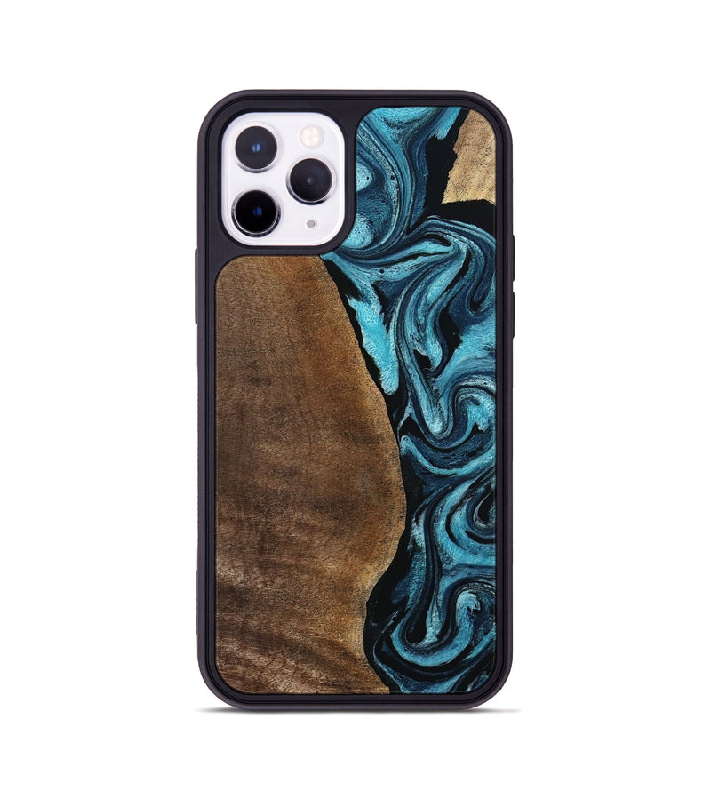 iPhone 11 Pro Wood Phone Case - Isis (Blue, 798118)