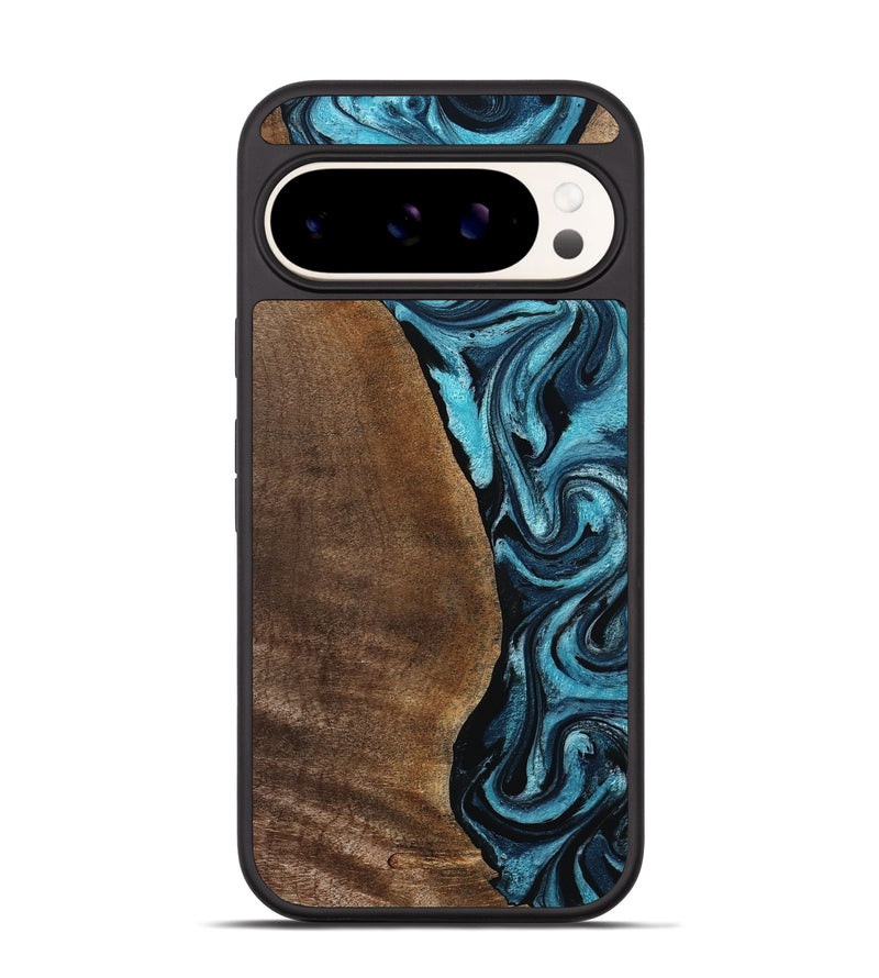 Pixel 9 Pro Wood Phone Case - Isis (Blue, 798118)