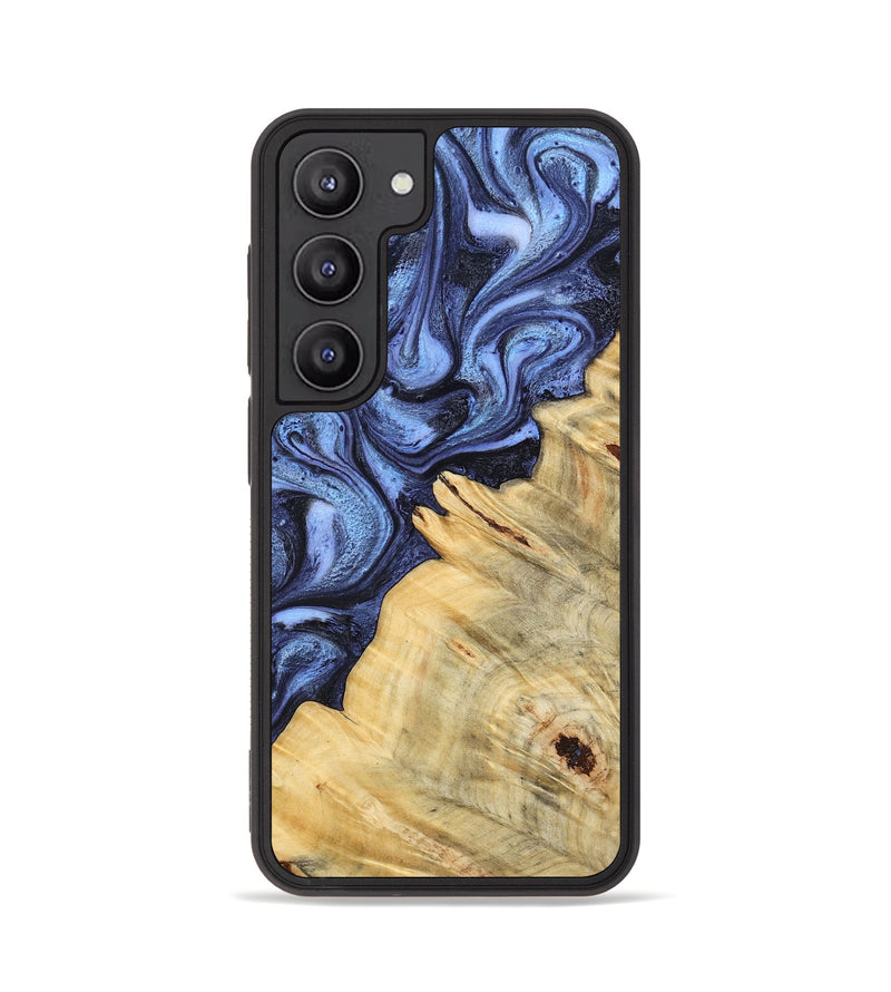 Galaxy S23 Wood Phone Case - Joelle (Blue, 798120)
