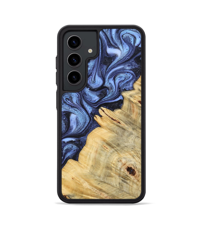 Galaxy S24 Wood Phone Case - Joelle (Blue, 798120)