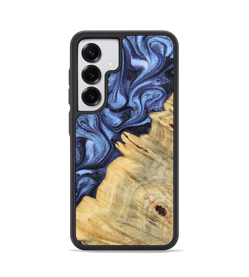 Galaxy S25 Wood Phone Case - Joelle (Blue, 798120)