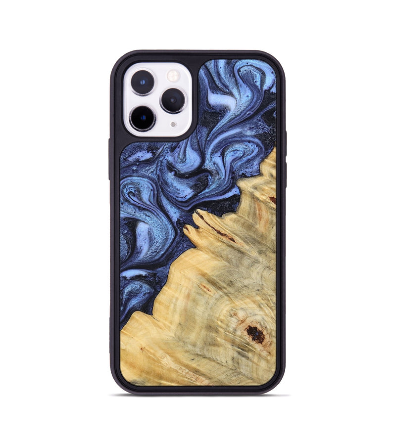 iPhone 11 Pro Wood Phone Case - Joelle (Blue, 798120)