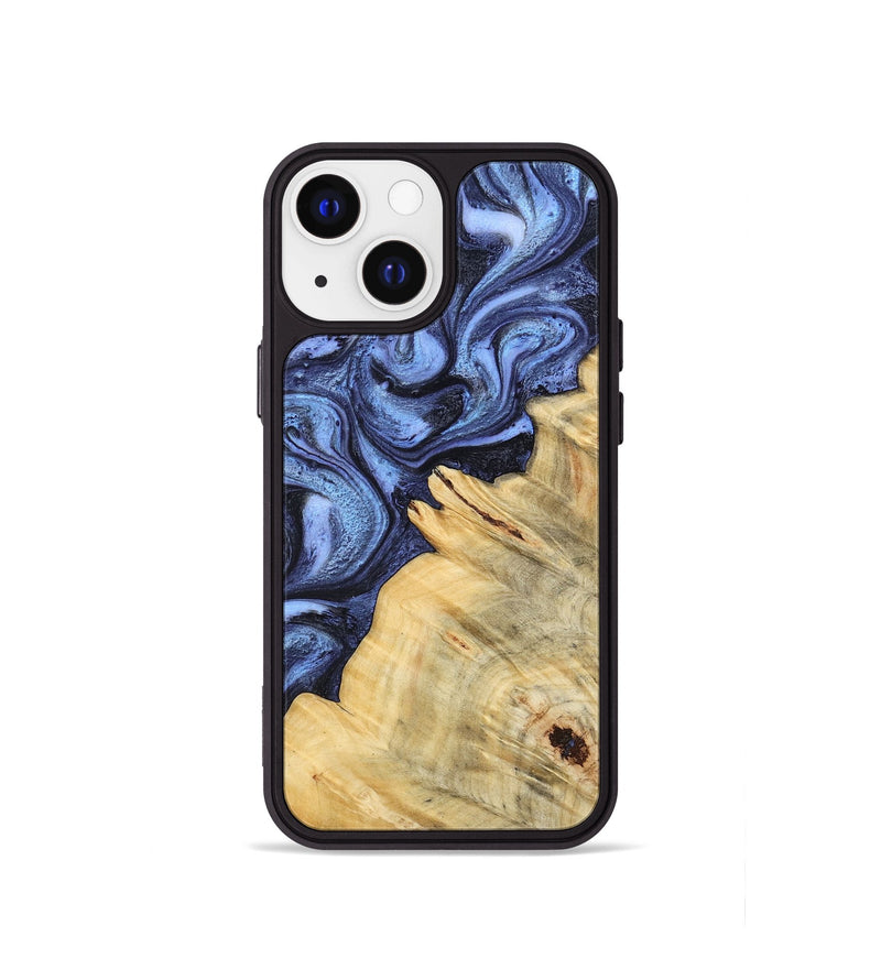 iPhone 13 mini Wood Phone Case - Joelle (Blue, 798120)
