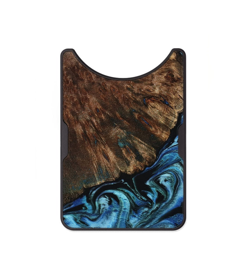 Alloy Wood Wallet - Marie (Blue, 798122)