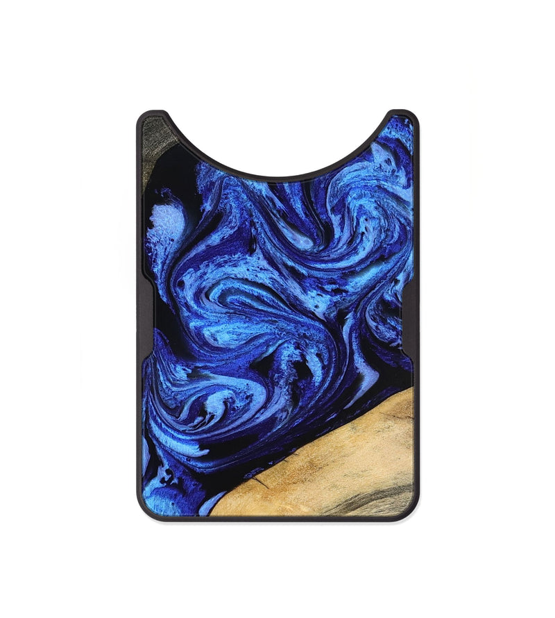 Alloy Wood Wallet - Mariana (Blue, 798123)