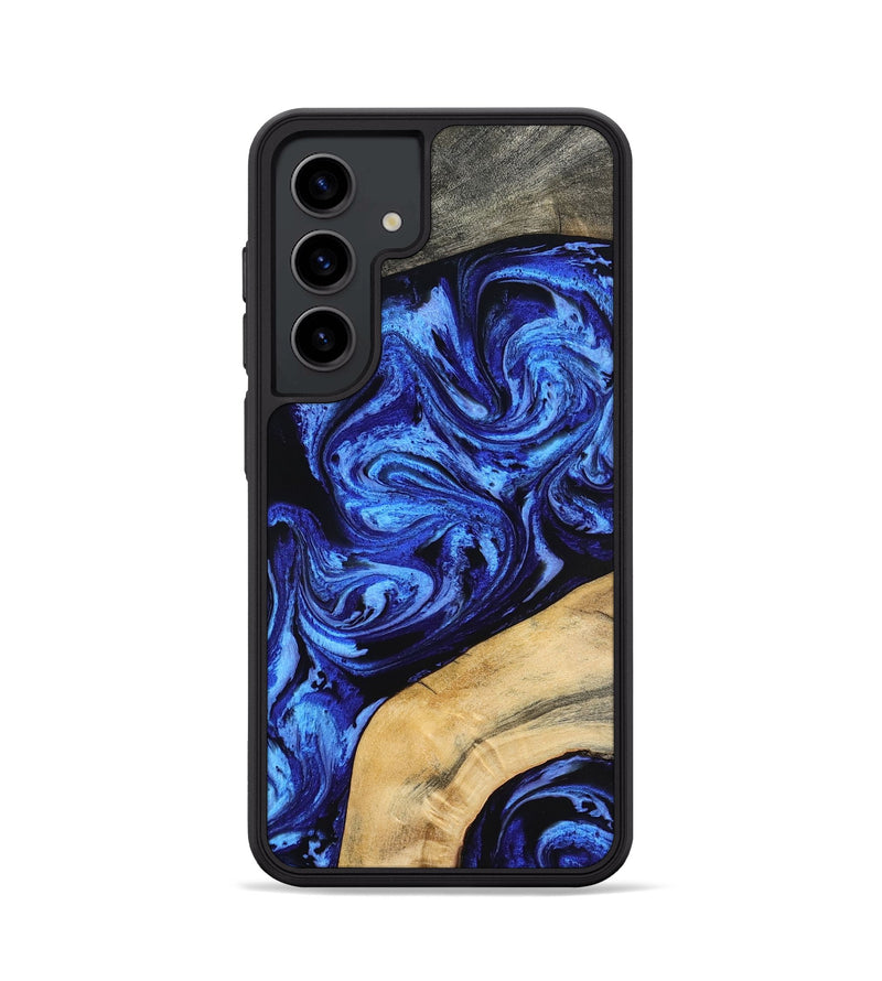 Galaxy S24 Wood Phone Case - Mariana (Blue, 798123)
