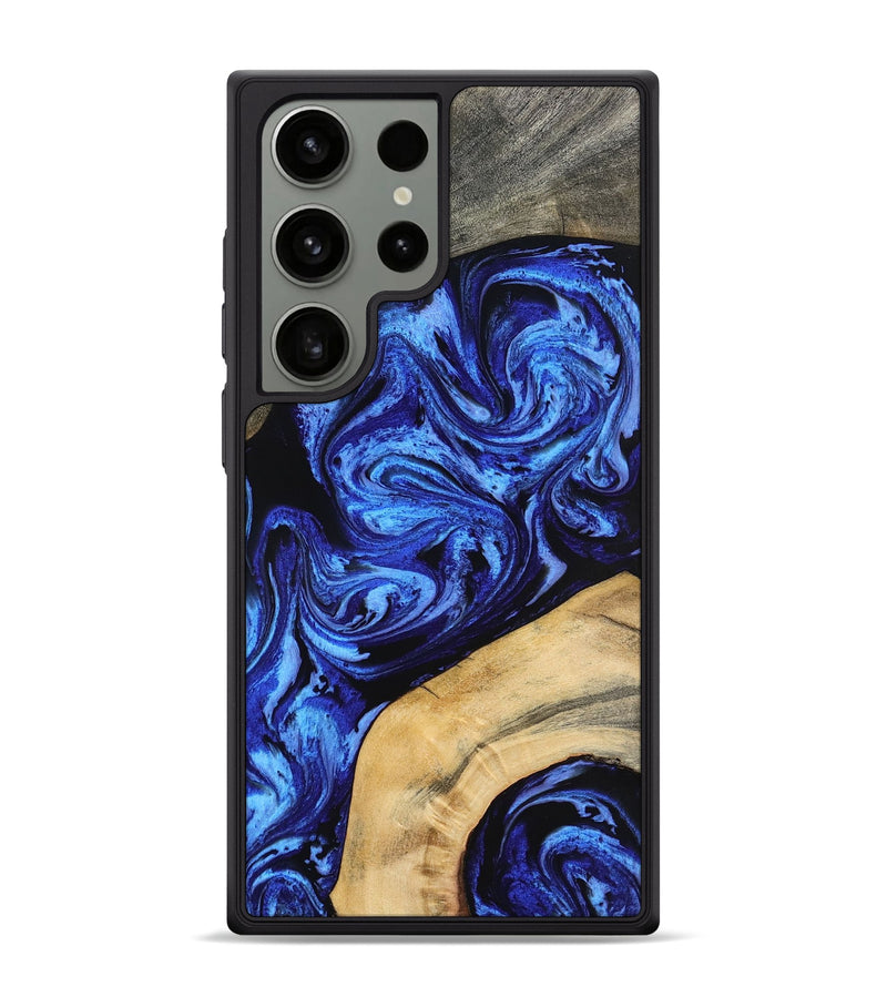 Galaxy S24 Ultra Wood Phone Case - Mariana (Blue, 798123)