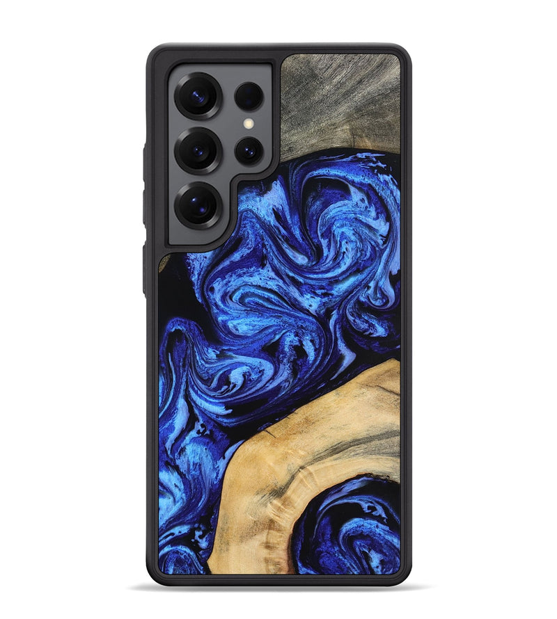 Galaxy S25 Ultra Wood Phone Case - Mariana (Blue, 798123)