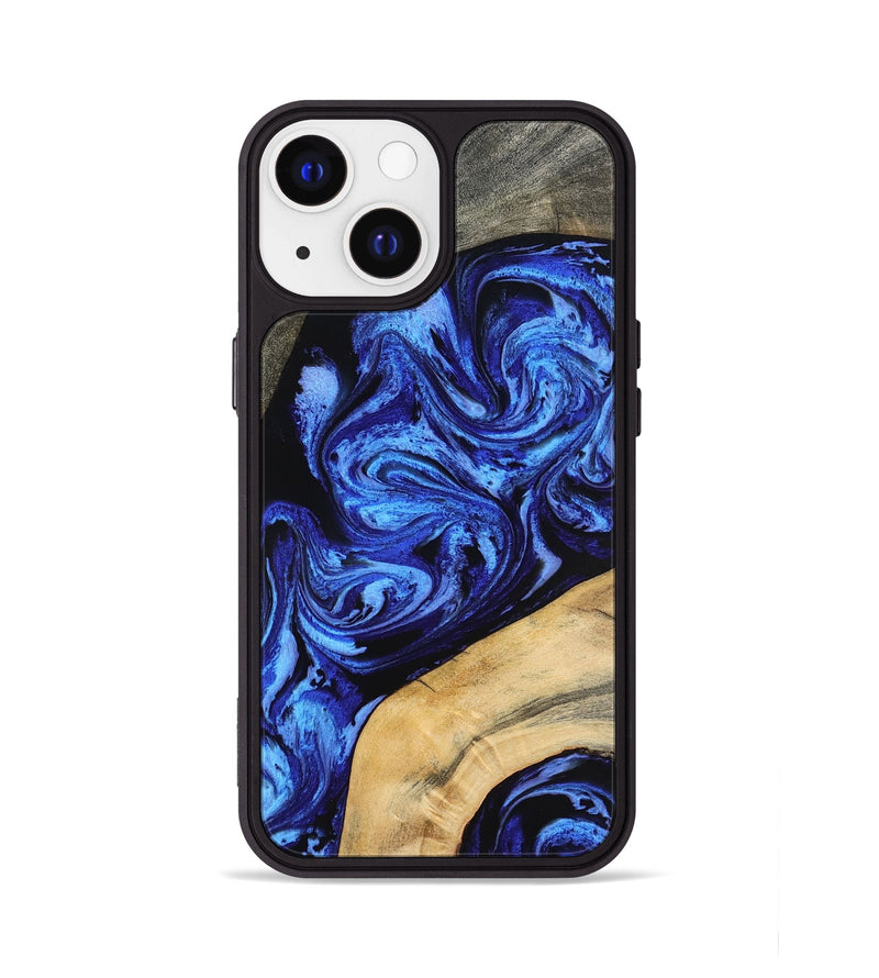 iPhone 13 Wood Phone Case - Mariana (Blue, 798123)