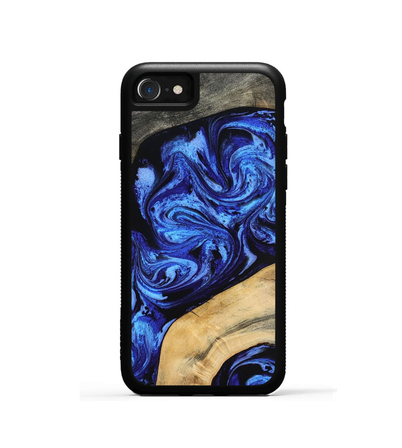 iPhone SE Wood Phone Case - Mariana (Blue, 798123)