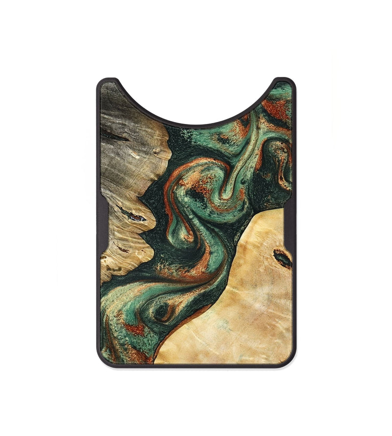 Alloy Wood Wallet - Kannon (Green, 798126)