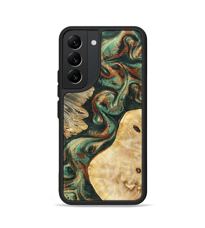 Galaxy S22 Wood Phone Case - Kannon (Green, 798126)