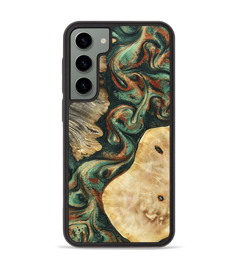 Galaxy S23 Plus Wood Phone Case - Kannon (Green, 798126)