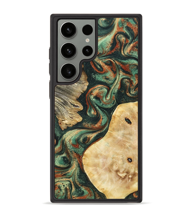Galaxy S23 Ultra Wood Phone Case - Kannon (Green, 798126)