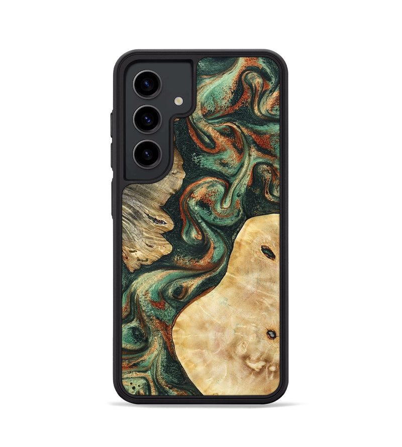 Galaxy S24 Wood Phone Case - Kannon (Green, 798126)