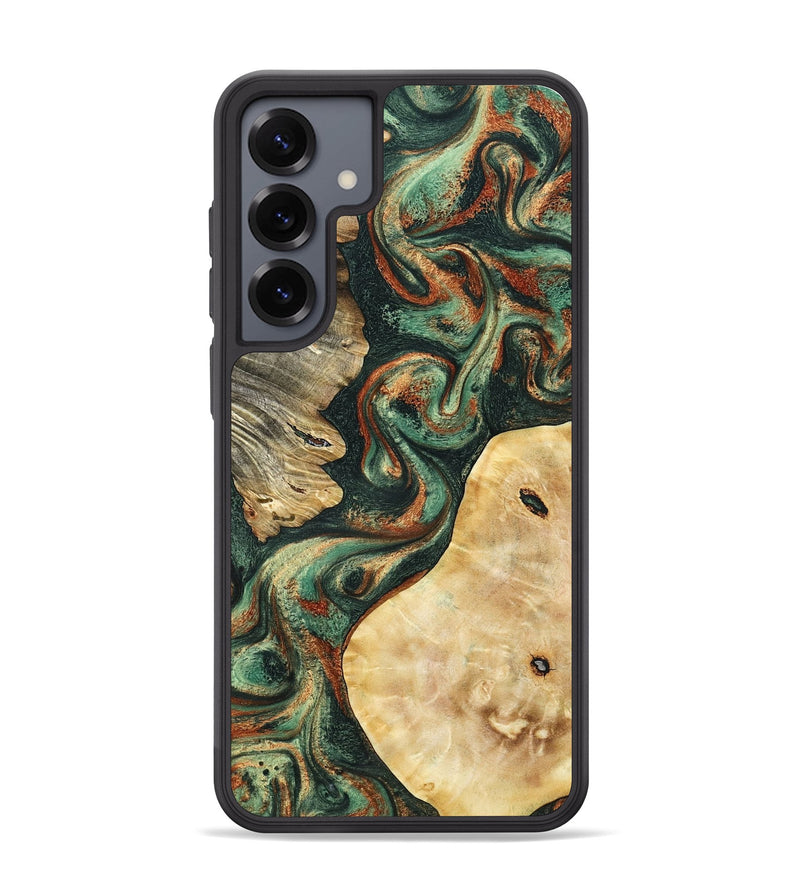 Galaxy S25 Plus Wood Phone Case - Kannon (Green, 798126)