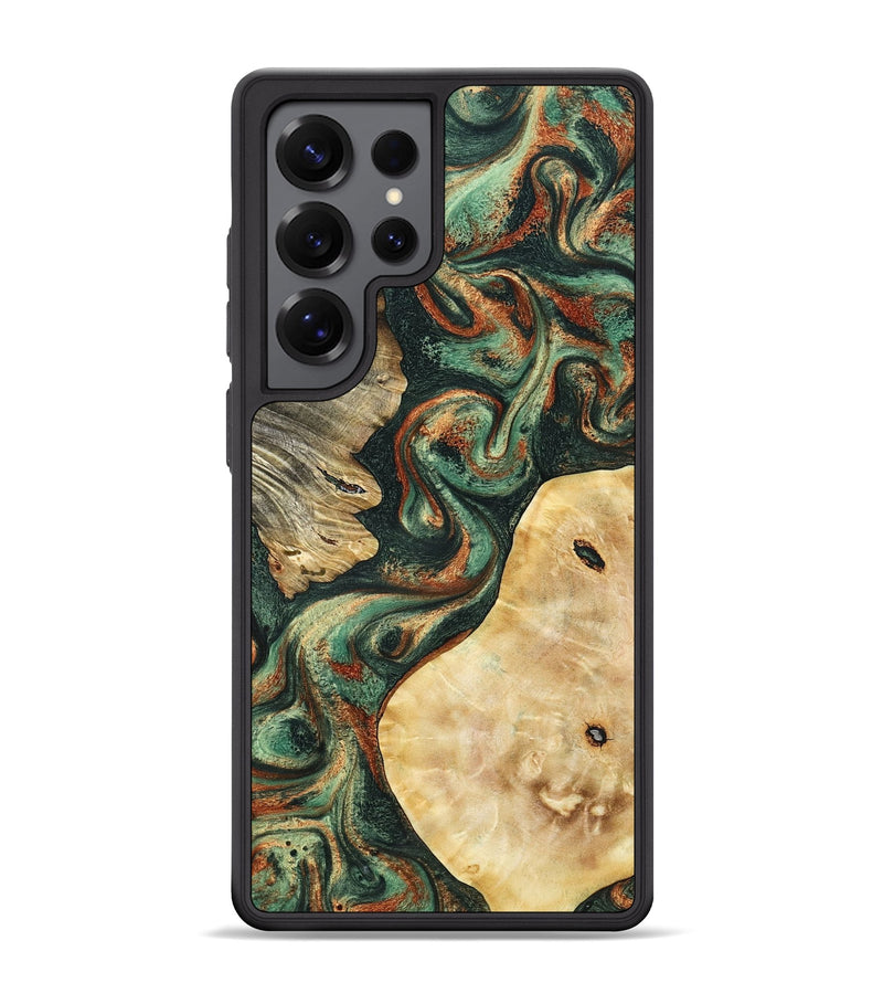 Galaxy S25 Ultra Wood Phone Case - Kannon (Green, 798126)