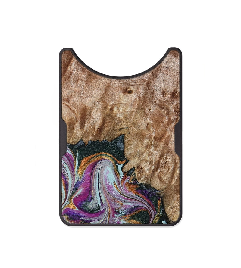 Alloy Wood Wallet - Lois (Green, 798127)