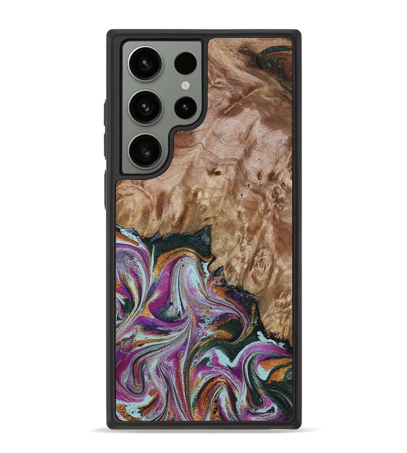 Galaxy S23 Ultra Wood Phone Case - Lois (Green, 798127)