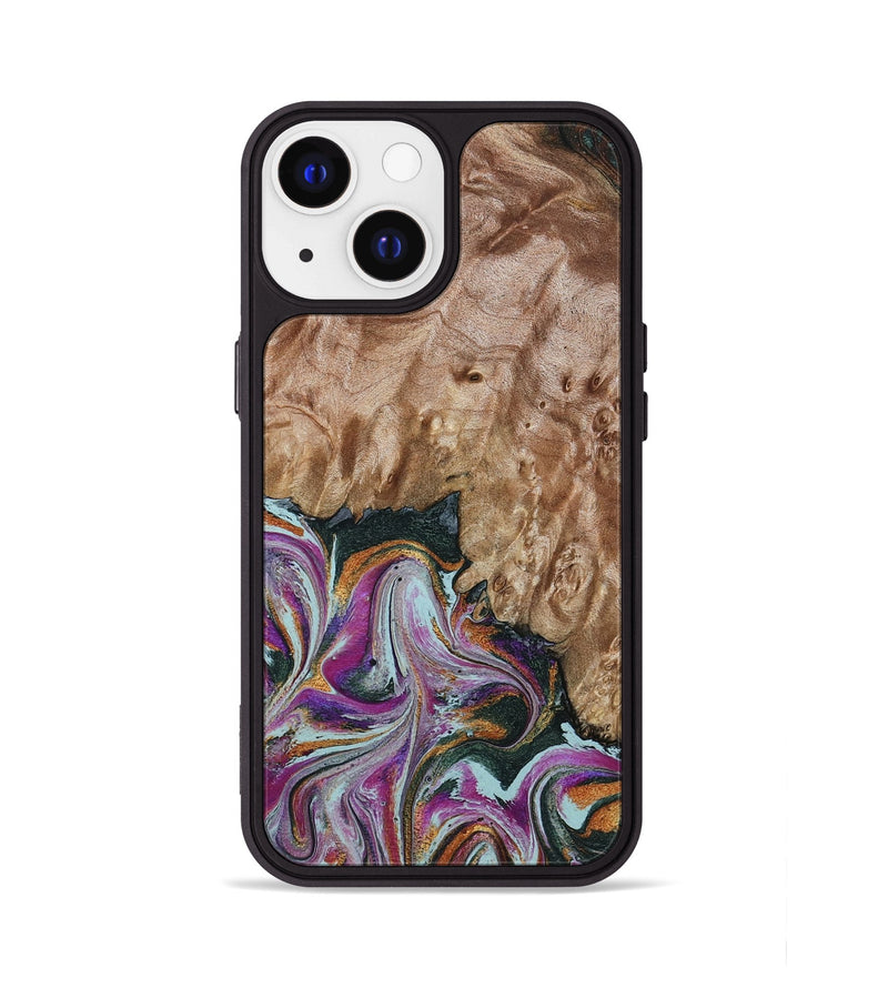 iPhone 13 Wood Phone Case - Lois (Green, 798127)