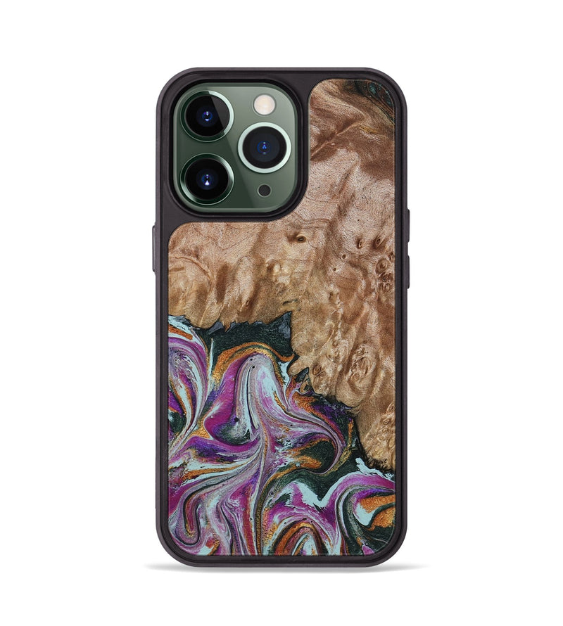 iPhone 13 Pro Wood Phone Case - Lois (Green, 798127)