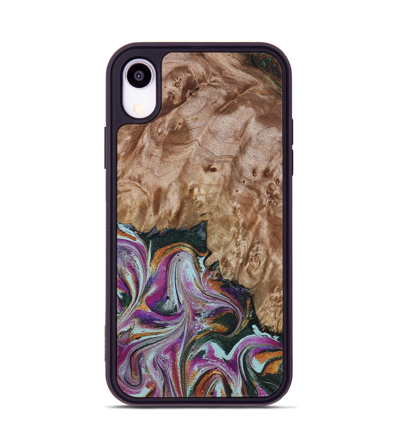 iPhone Xr Wood Phone Case - Lois (Green, 798127)