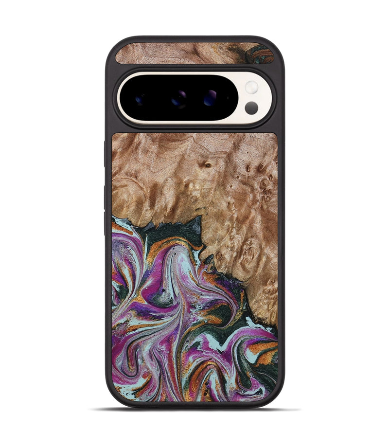 Pixel 9 Pro Wood Phone Case - Lois (Green, 798127)