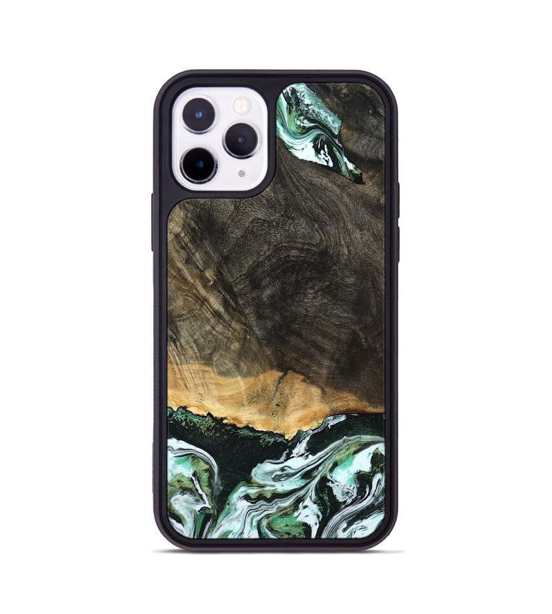 iPhone 11 Pro Wood Phone Case - Arron (Green, 798130)