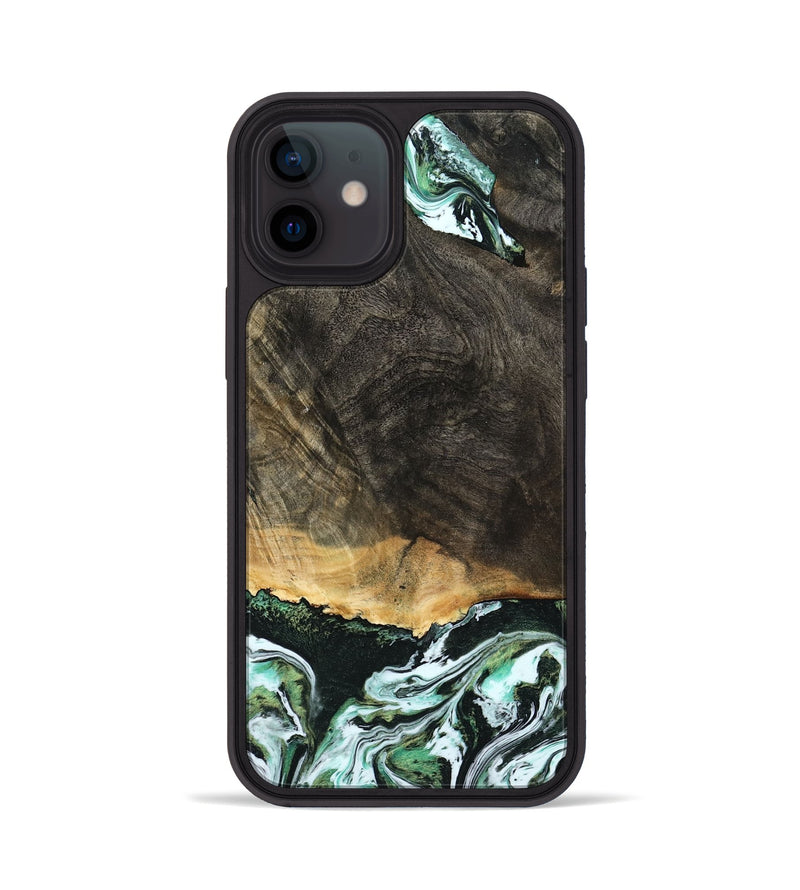 iPhone 12 Wood Phone Case - Arron (Green, 798130)