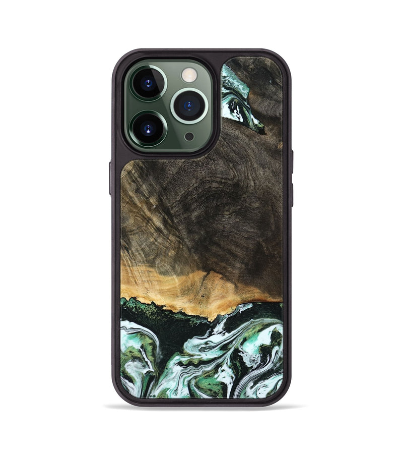 iPhone 13 Pro Wood Phone Case - Arron (Green, 798130)