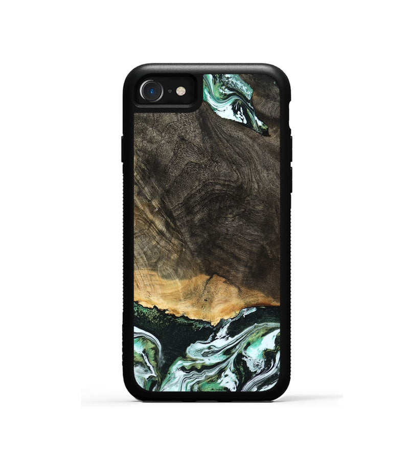 iPhone SE Wood Phone Case - Arron (Green, 798130)